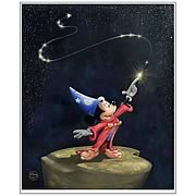Disney Limited A Little Night Magic Paper Lithograph Print